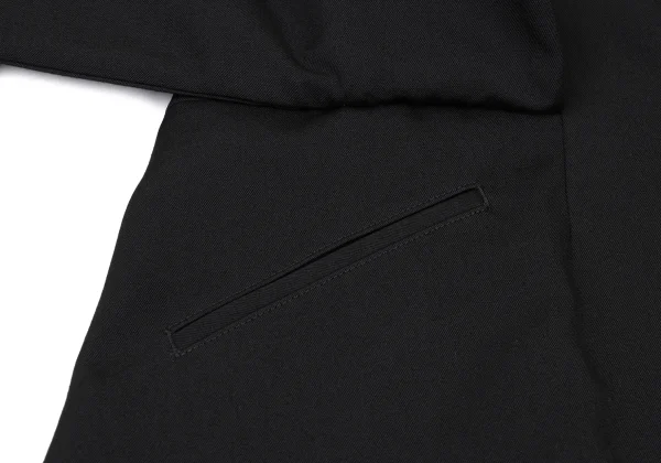 Yohji Yamamoto NOIR Flap Design Wool Gabardine Jacket K-175656_009