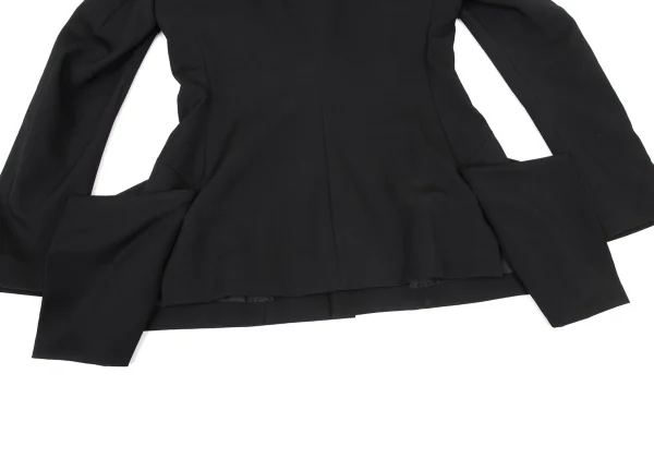 Yohji Yamamoto NOIR Flap Design Wool Gabardine Jacket K-175656_013