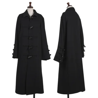 LIMI feu Wool Flannel Toggle Button Duffle Coat