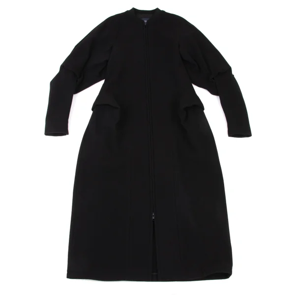 LIMI feu Wool Tuck Design Flannel Zip Coat  K-175658_002