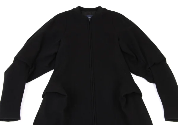 LIMI feu Wool Tuck Design Flannel Zip Coat  K-175658_003