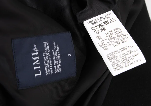 LIMI feu Wool Tuck Design Flannel Zip Coat  K-175658_013