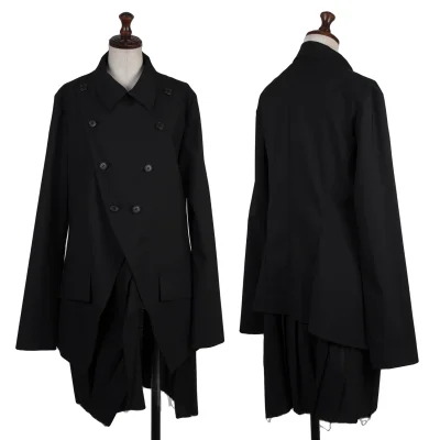LIMI feu Pleated Docking Wool Jacket