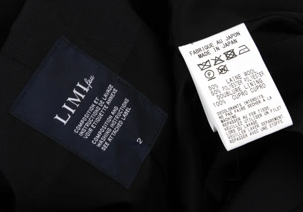 LIMI feu Pleated Docking Wool Jacket K-175659_016