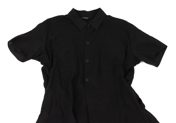 LIMI feu Draped Long Sheer Blouse K-175661_003