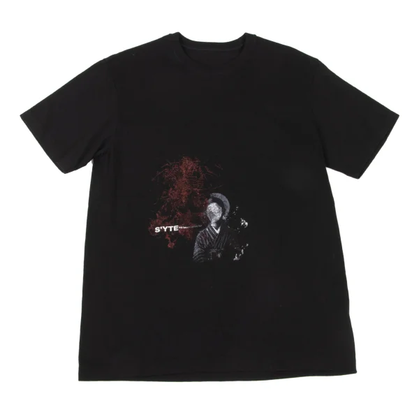 s'yte Kimono Print T Shirt Black 2 K-175665_001