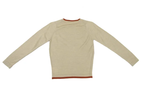 JOHN SMEDLEY Merino Wool Trim Knit Top K-175668_011
