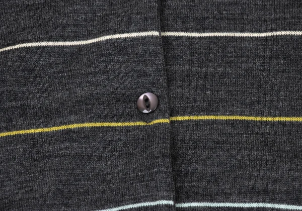 JOHN SMEDLEY Merino Wool Colorful Striped Knit Cardigan K-175670_005