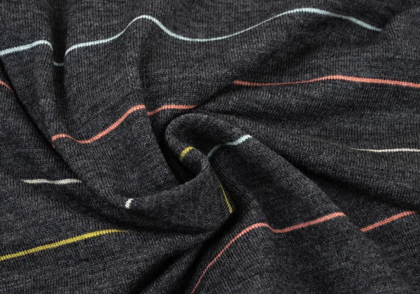 JOHN SMEDLEY Merino Wool Colorful Striped Knit Cardigan K-175670_011