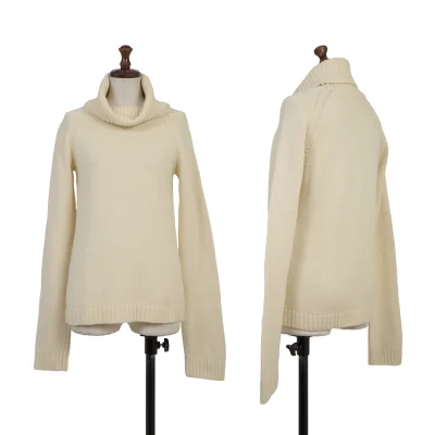 JOHN SMEDLEY Merino Wool Turtleneck Low-gauge Knit Sweater