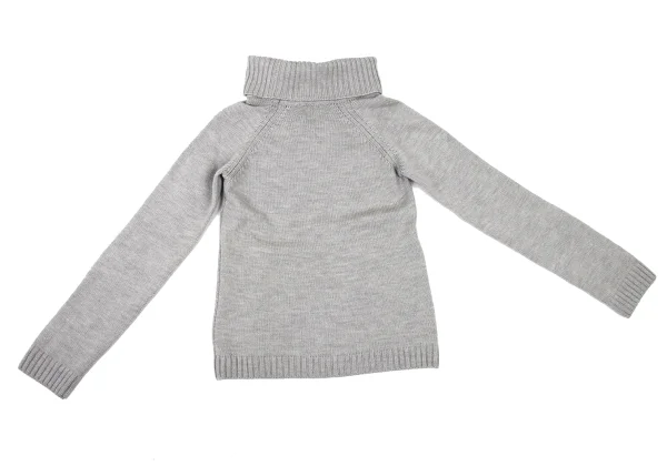JOHN SMEDLEY Merino Wool Turtleneck Low-gauge Knit Sweater K-175673_011
