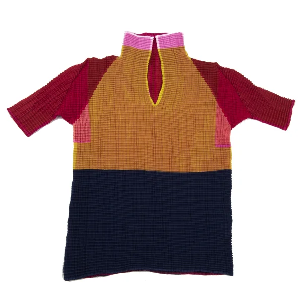 ISSEY MIYAKE Printed Wooly Pleats Skipper Top K-175677_002