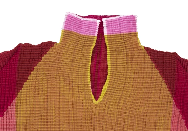 ISSEY MIYAKE Printed Wooly Pleats Skipper Top K-175677_003