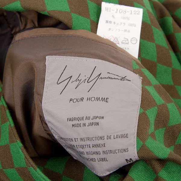 (SALE) Yohji Yamamoto POUR HOMME Chacked jacket K-13381_010