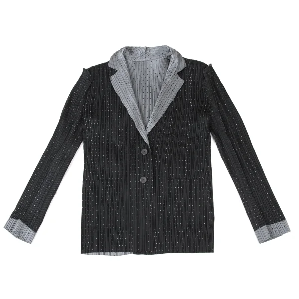 ISSEY MIYAKE FETE Pin Dot Out Seam Pleats Jacket K-175682_002