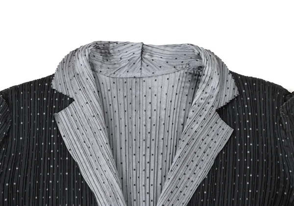 ISSEY MIYAKE FETE Pin Dot Out Seam Pleats Jacket K-175682_004