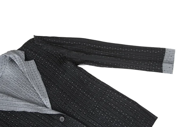 ISSEY MIYAKE FETE Pin Dot Out Seam Pleats Jacket K-175682_005
