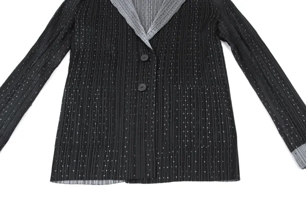 ISSEY MIYAKE FETE Pin Dot Out Seam Pleats Jacket K-175682_007