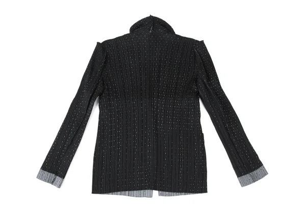 ISSEY MIYAKE FETE Pin Dot Out Seam Pleats Jacket K-175682_011