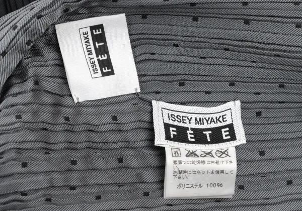 ISSEY MIYAKE FETE Pin Dot Out Seam Pleats Jacket K-175682_014