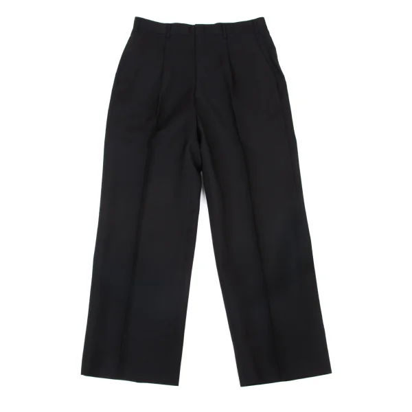 Unbranded Wool Tuck Pants Black S-M K-175690_001
