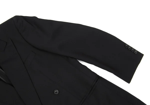 Burberrys' Wool Double Jacket & Tuck Pants K-175691_004