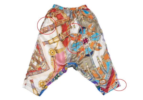 COMME des GARCONS Scarf Design  Dropped Crotch Pants K-175695_010