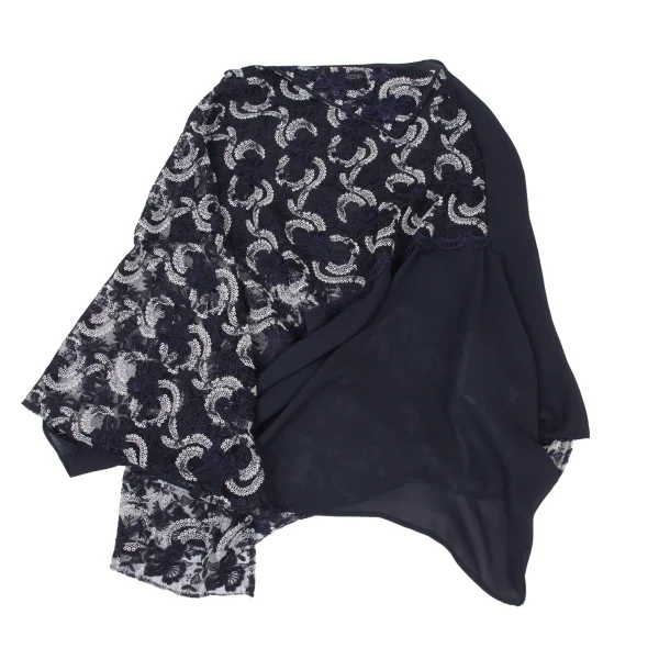 JUNYA WATANABE COMME des GARCONS Floral Lace Switching Blouse K-175698_002