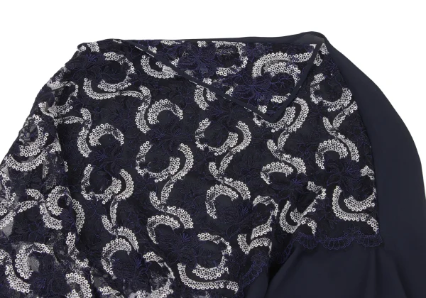 JUNYA WATANABE COMME des GARCONS Floral Lace Switching Blouse K-175698_003