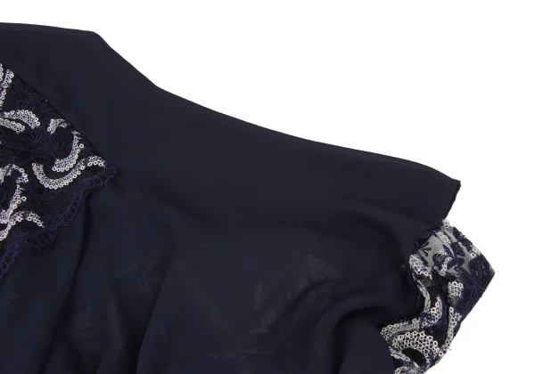 JUNYA WATANABE COMME des GARCONS Floral Lace Switching Blouse K-175698_006