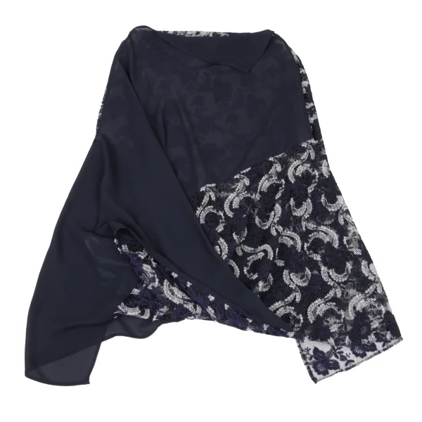 JUNYA WATANABE COMME des GARCONS Floral Lace Switching Blouse K-175698_009