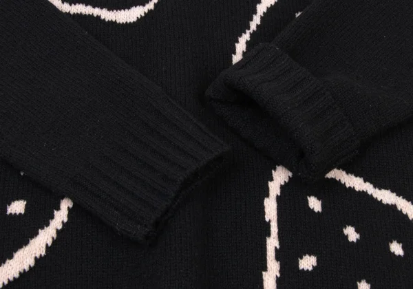tricot COMME des GARCONS Strawberry Intarsia Mohair Cardigan K-175701_008