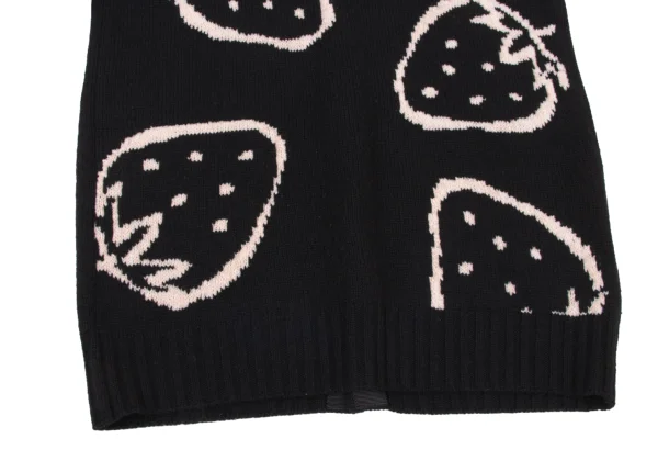 tricot COMME des GARCONS Strawberry Intarsia Mohair Cardigan K-175701_009