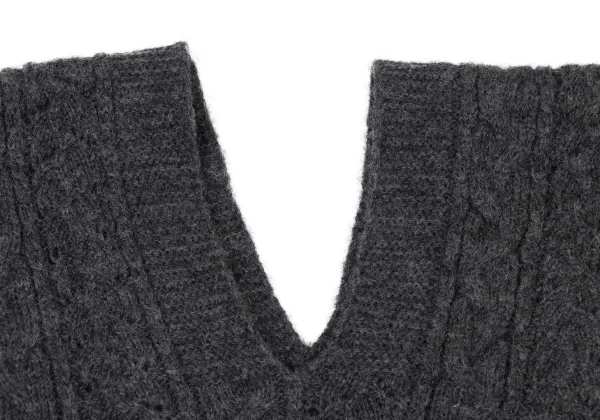 tricot COMME des GARCONS Floral Jacquard Stripe Knit Sweater K-175702_004