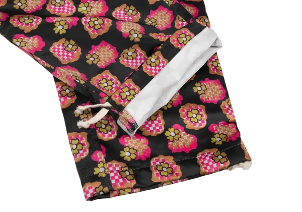 tricot COMME des GARCONS Floral Check Printed Poly Pants K-175704_008