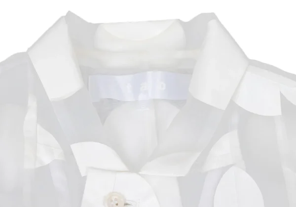 tao Side Ribbon Dot Sheer Poly Vest K-175705_005