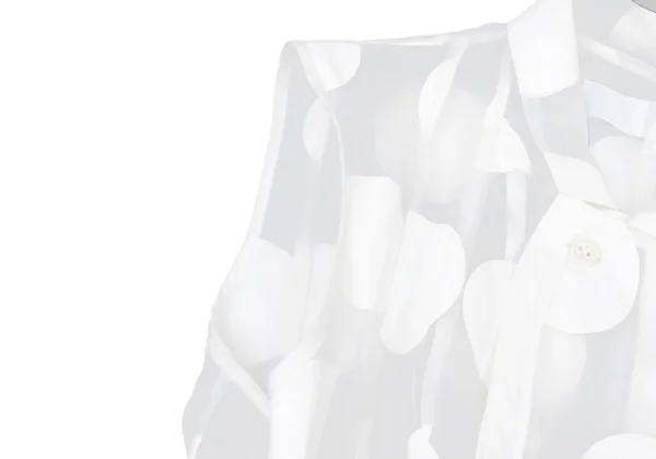 tao Side Ribbon Dot Sheer Poly Vest K-175705_009