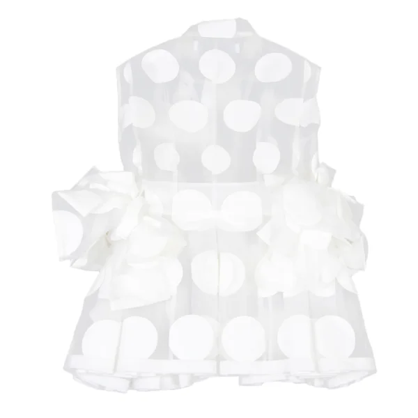tao Side Ribbon Dot Sheer Poly Vest K-175705_013