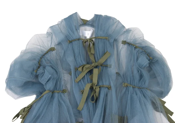 tao Dyed Gather Mesh Blouse K-175706_003