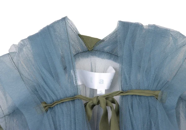 tao Dyed Gather Mesh Blouse K-175706_004