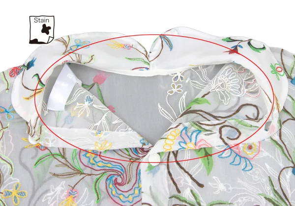 tao Floral Puff Print Sheer Shirt Dress K-175707_012