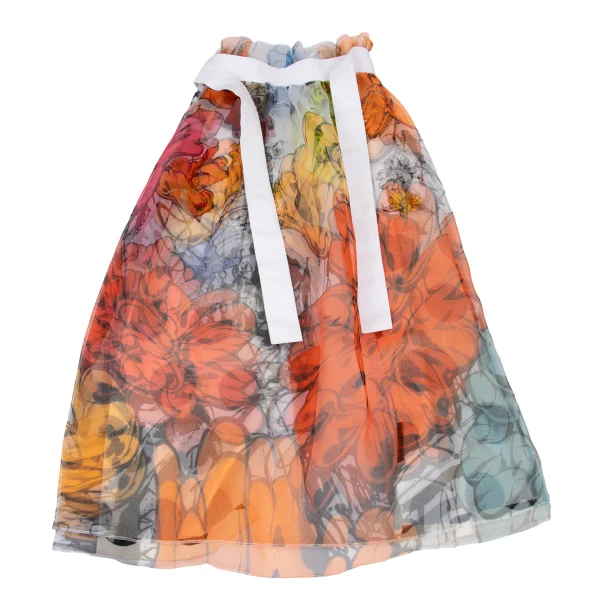 tao Sheer Floral Switching Skirt K-175708_002