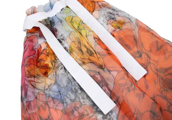 tao Sheer Floral Switching Skirt K-175708_006