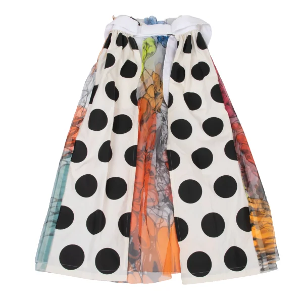 tao Sheer Floral Switching Skirt K-175708_011