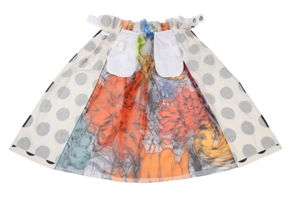 tao Sheer Floral Switching Skirt K-175708_014