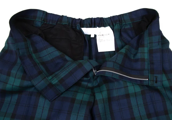 tao Wool Checker Wide Pants K-175709_006