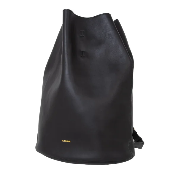 JIL SANDER Blossom Leather Backpack Black  K-175711_001