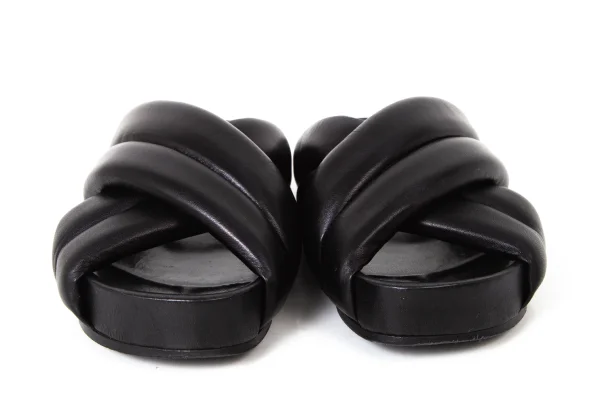 JIL SANDER Padding Leather Strap Sandal K-175712_002
