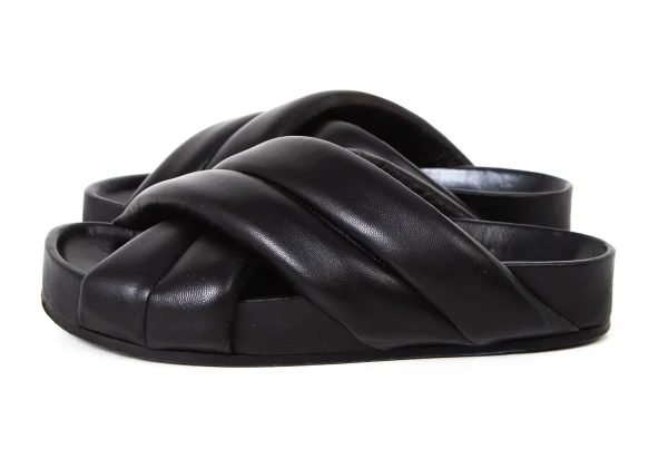 JIL SANDER Padding Leather Strap Sandal K-175712_003