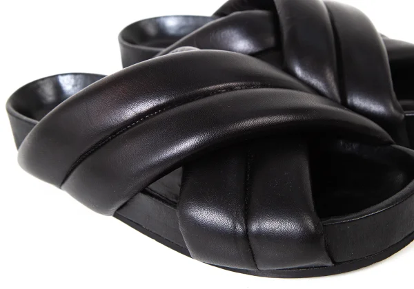 JIL SANDER Padding Leather Strap Sandal K-175712_006
